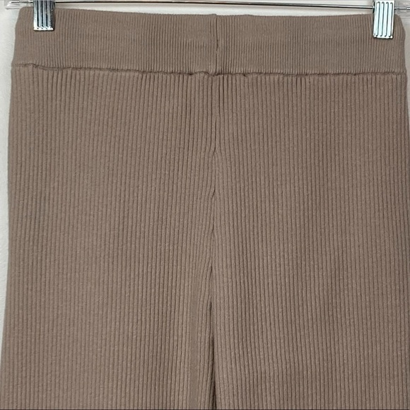 EXPRESS Ribbed Cable Knit High Waisted Jogger Pant with Pockets - Picture 7 of 13